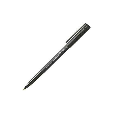 Sanford Sanford Onyx Rolling Ball Pen, Non-Refillable, 0.7mm, Black Ink, Dozen 60143